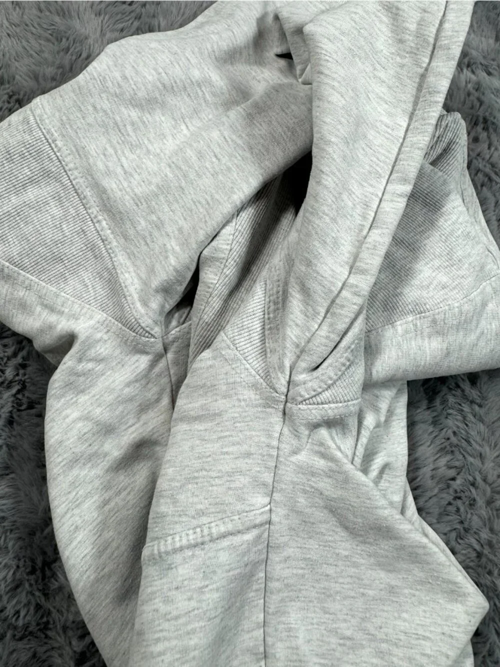 Free People Movement Sweatshirt Women's M Gray Cotton Performance Zip Workout